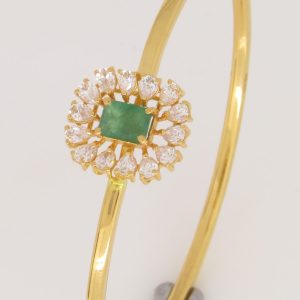 22KT Gemstone Bangle MJ: 7282021025