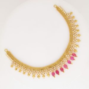 NECKLACE STONE MJ : 738205792