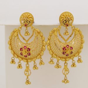 CHANDBALI STUD EARRING MJ : 738220804